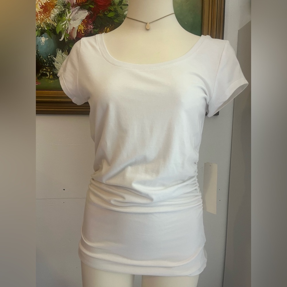 Kenneth Cole New York White Short Sleeve Tee - Picture 2 of 6